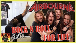 They Gave Me a Shoutout  Airbourne  Rock N Roll For Life Audio  REACTION [upl. by Teillo]