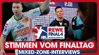 quotDas wird eine feuchtfröhliche Heimreisequot I REWE Final4 Interviews Finaltag [upl. by Nievelt]