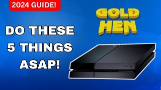 5 Things to do after jailbreaking your PS4 in 2024 1100 or lower [upl. by Ailekahs]