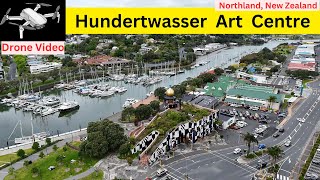 Hundertwasser Art Centre Northland NEW ZEALAND Drone video [upl. by Oigroig]