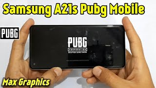 Samsung Galaxy A21s Pubg Mobile Test Max Graphics [upl. by Inalaek]