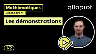 Les démonstrations 12  Mathématiques  Alloprof [upl. by Eeslehc]