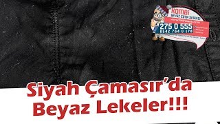 Siyah Çamaşırlarda Beyaz Lekeler Neden Oluşur [upl. by Petras]