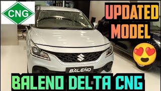 🛑 2 Major Update Baleno Delta CNG 🛑 2023 Premium Hatchback with 30 kmkg Mileage 🤑😍 [upl. by Palmore]