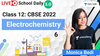 Class 12  Electrochemistry  Lecture6  Chemistry  Unacademy Class 11amp12  Monica Bedi [upl. by Zenas813]