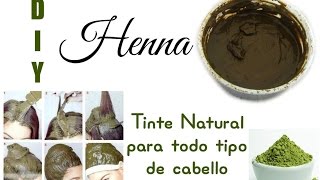 HENNA tinte natural para todo tipo de cabello DIY [upl. by Hazem]