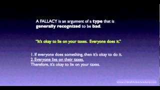 What is a Fallacy [upl. by Gilead]