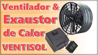 Como Fazer a Instalação Elétrica do Ventilador amp Exaustor de Calor Axial da Ventisol [upl. by Dnob]