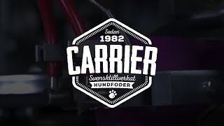 Carrier hundfoder  Fabriksfilm [upl. by Ehcar]