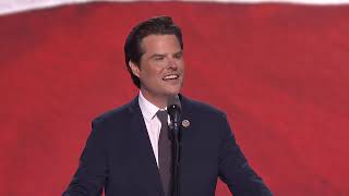 Matt Gaetz pledges support for Trump in full 2024 RNC speech likens JD Vance to Ulysses S Grant [upl. by Harat105]