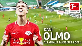 Dani Olmo • All Goals and Assists 202021 so far [upl. by Hcib]