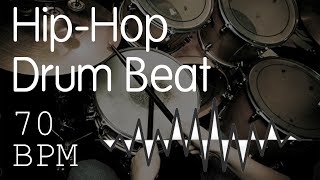 Hip Hop Drum Track 70 Bpm  High Quality [upl. by Aiak]