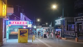 Cyprus  Ayia Napa  Evening walk down the strip in October [upl. by Maffei]