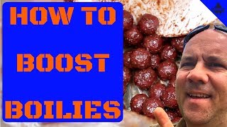 CARP FISHING  HOW TO BOOST YOUR BOILIES 😀 [upl. by Shepley667]