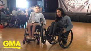 The Rollettes a wheelchair dance team make connections way bigger than dance  GMA Digital [upl. by Galliett]