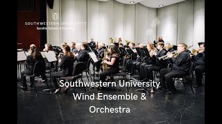 Southwestern University Wind Ensemble amp Orchestra October 19 2024 [upl. by Esele]