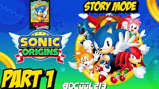 SONIC ORIGINS STORY MODE PLAYTHROUGH  Part 1 Sonic the Hedgehog [upl. by Euqnomod408]