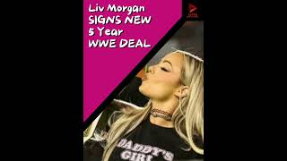 Liv Morgan SIGNS 5 YEAR WWE deal ✍️ wwe livmorgan [upl. by Zaller]