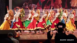 Haryanvi Dance Group Held in MDU Tagore Auditorium 39 unifest [upl. by Lemhaj]