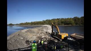 Carpentersville Dam Removal 10282024 [upl. by Kelcy946]