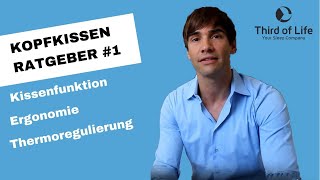 Kopfkissen Ratgeber 1  Kissenfunktion und technologie [upl. by Asnarepse631]