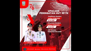 UPACARA PENURUNAN BENDERA HUT KE 76 KEMERDEKAAN REPUBLIK INDONESIA [upl. by Evannia]