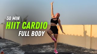 30 min HIIT Full Body Burn Workout No equipment  HIIT at home  No repeat [upl. by Aneris]