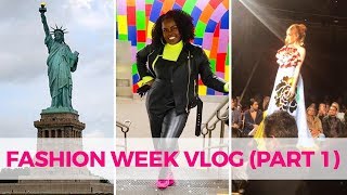 NYFW VLOG PART 1 MY FIRST TIME [upl. by Annert]