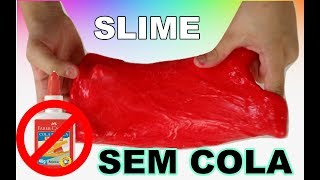 COMO FAZER SLIME SEM COLA SEM BÓRAX COM FÉCULA DE MANDIOCA [upl. by Salohcim]