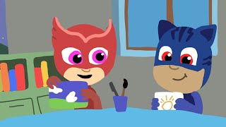 PJ Masks Big Sister Motsuki Drawing  Disney Junior Doodles [upl. by Mandych]