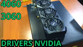 CÓMO instalar DRIVERS para CUALQUIER TARJETA DE NVIDIA 2024 RTX 4060 4070 3060 TI CONTROLADORES [upl. by Limoli]