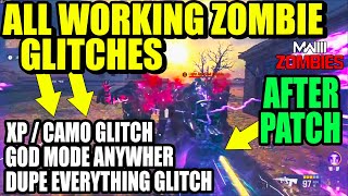 MW3 ZOMBIE GLITCH ALL WORKING ZOMBIE GLITCHES AFTER PATCH MW3 XP GLITCH MW3 CAMO GLITCH MW3 ZOMBIES [upl. by Branden]