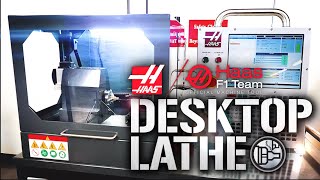 The New Haas Desktop Lathe  Haas Automation Inc [upl. by Jeraldine318]