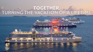 Behind the Scenes Royal Caribbean Group Unites Iconic Ships for Breathtaking Shoot [upl. by Avi753]