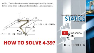 439 hibbeler statics chapter 4  statics hibbeler 12th [upl. by Meeker]