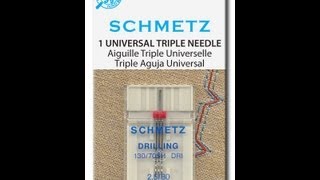 Triple Sewing Machine Needle  Quick Information [upl. by Cavan]