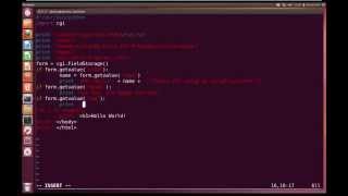 Python Advanced Tutorial 7  CGI Programming [upl. by Attenev]