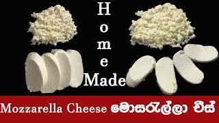 ✔️Mozzarella cheeseමොසරැල්ලා චීස් Homemade Mozzarella CheeseHow to make cheeseCheese recipeචීස් [upl. by Kristo]