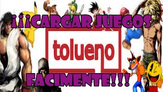 ¡¡¡Como cargar juegos fácilmente en la TOLUENO Tutorial [upl. by Nommad]