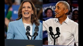 LIVE Obama Springsteen amp Kamala Harris hold first JOINT rally in Atlanta [upl. by Luis]