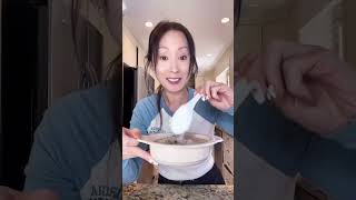 Instant abalone porridge review ahorts tastetest review koreanfood instantfood porridge [upl. by Nivle]