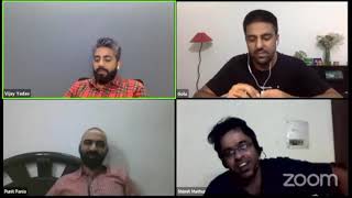 harsh gujral and vijay yadav talks with Pratyush Chaubey Punit Pania  Stand Up Comedy harsh gujral [upl. by Mikey]