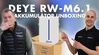 UNBOXING Deye RWM61 Akkumulátor  SOLARKIT [upl. by Gamber]