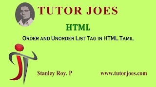 order and unorder list in html tamil [upl. by Moody]