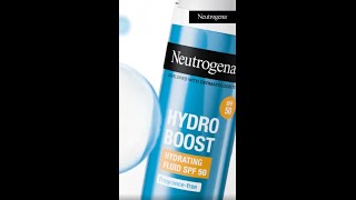 NEW Neutrogena Hydro Boost Hydrating Fluid SP50 [upl. by Idram955]