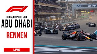 Großer Preis von Abu Dhabi Das Rennen  Formel 1 Live Watchparty [upl. by Gastineau]