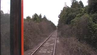 RAILROAD SPEEDER RIDE ON THE HEART OF GEORGIA RR WEST 1 [upl. by Relyhcs]