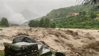 Kullu Manali flood 2023 Beas river [upl. by Birmingham]