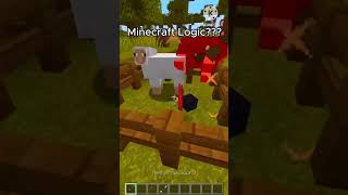 Minecraft Logicforyouvideoshortsshortytshortsviralvideominecraftfunnygaming [upl. by Amati375]