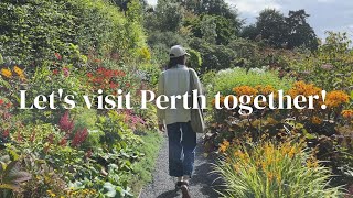 Join me for a day trip to Perth  Scotland Vlog [upl. by Wilkison698]